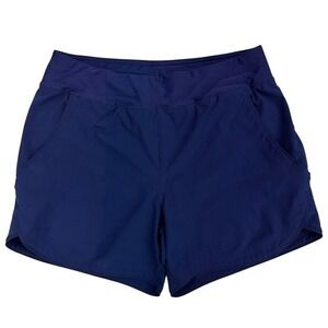 Land's End Women's Size 10 Navy Blue Swim Lined Shorts Bottoms w/Pockets